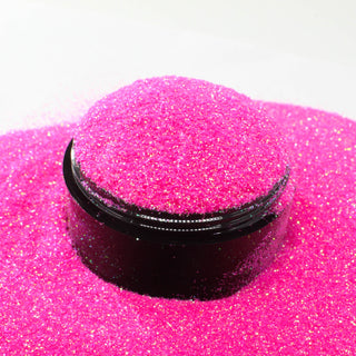 Suzy Sparkles Glitter - Iridescent Neon Pink - Fine - 1 oz Bag