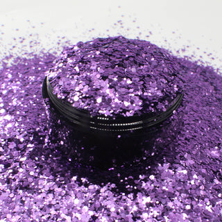 Suzy Sparkles Glitter - Metallic Lavender - Chunky