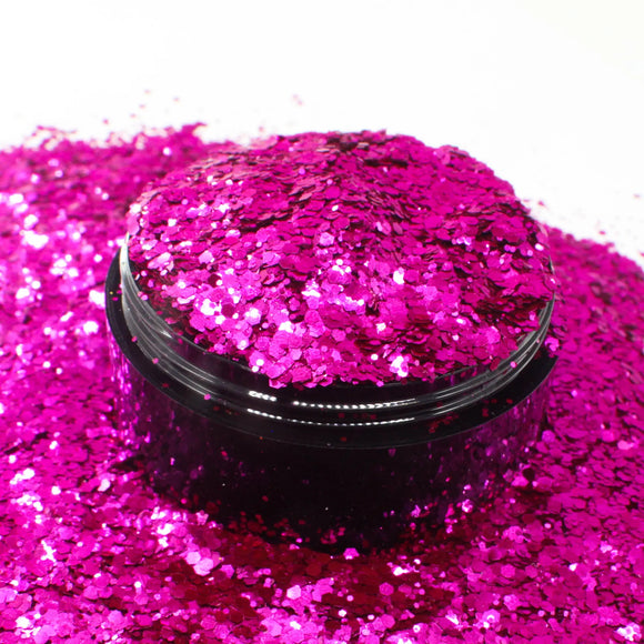 Suzy Sparkles Biodegradable Glitter - Pink - Chunky Suzy Sparkles