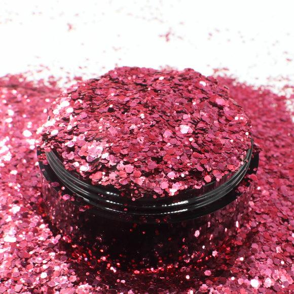 Suzy Sparkles Biodegradable Glitter - Light Pink - Chunky Suzy Sparkles