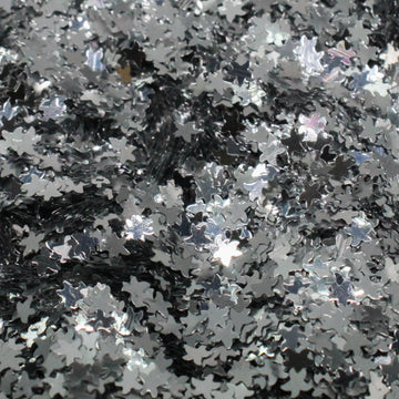 Suzy Sparkles Glitter - Metallic Silver Stars - Chunky - 2 oz Bag Suzy Sparkles