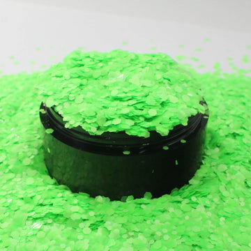 Suzy Sparkles Glitter - Neon Green - Chunky Suzy Sparkles
