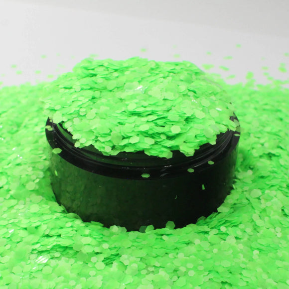 Suzy Sparkles Glitter - Neon Green - Chunky Suzy Sparkles