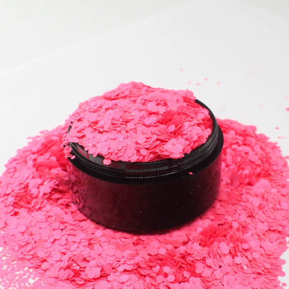 Suzy Sparkles Glitter - Neon Pink - Chunky Suzy Sparkles