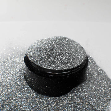 Suzy Sparkles Biodegradable Glitter - Metallic Silver - Fine Suzy Sparkles