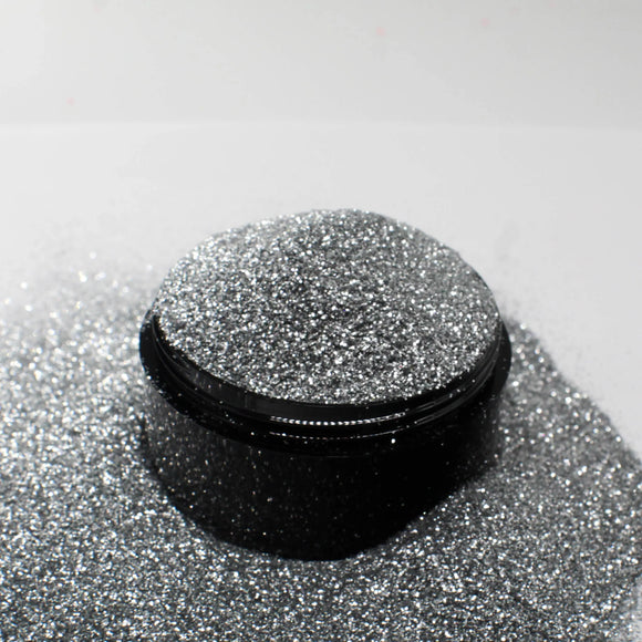 Suzy Sparkles Biodegradable Glitter - Metallic Silver - Fine Suzy Sparkles
