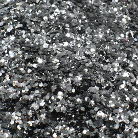Suzy Sparkles Biodegradable Glitter - Metallic Silver - Chunky Suzy Sparkles
