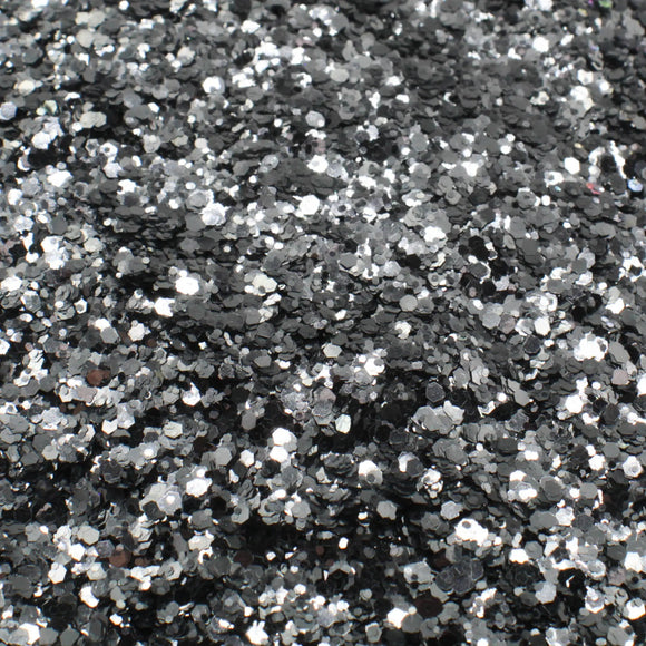 Suzy Sparkles Biodegradable Glitter - Metallic Silver - Chunky Suzy Sparkles
