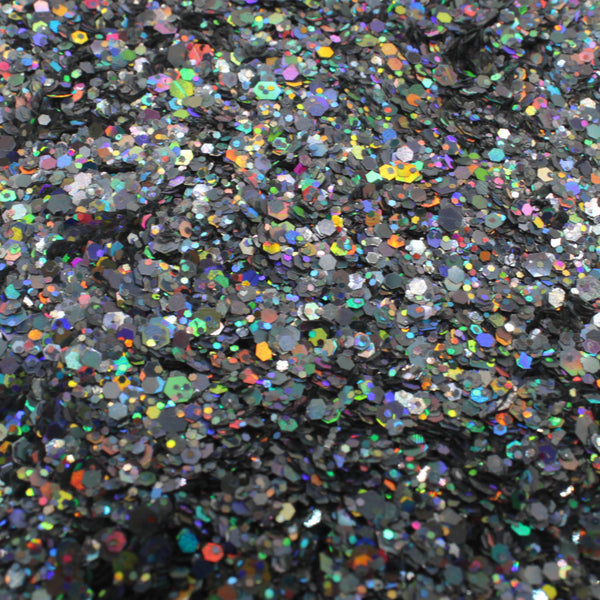 Suzy Sparkles Glitter - Holographic Silver - Chunky
