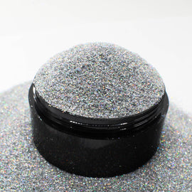 Suzy Sparkles Glitter - Holographic Silver - Fine - 1 oz Bag Suzy Sparkles