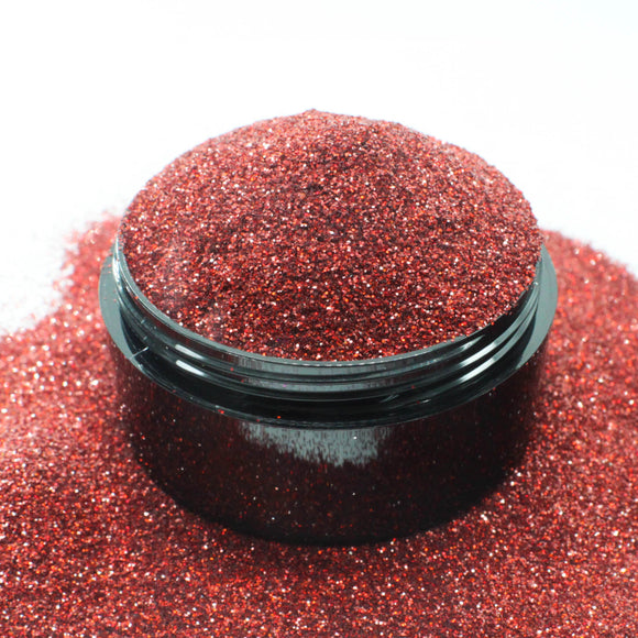Suzy Sparkles Glitter - Holographic Red - Fine - 1 oz Bag Suzy Sparkles