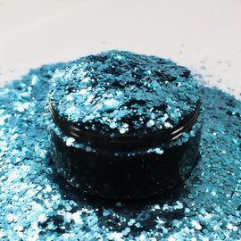 Suzy Sparkles Biodegradable Glitter - Light Blue - Chunky Suzy Sparkles