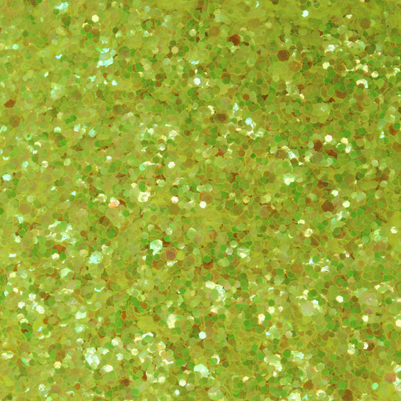 Suzy Sparkles Glitter - Iridescent Neon Yellow - Chunky Suzy Sparkles