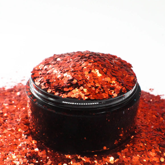 Suzy Sparkles Biodegradable Glitter - Red - Chunky Suzy Sparkles