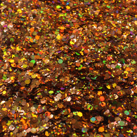 Suzy Sparkles Glitter - Holographic Orange - Chunky - 1 oz Bag Suzy Sparkles