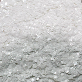 Suzy Sparkles Glitter - Neon White - Chunky Suzy Sparkles