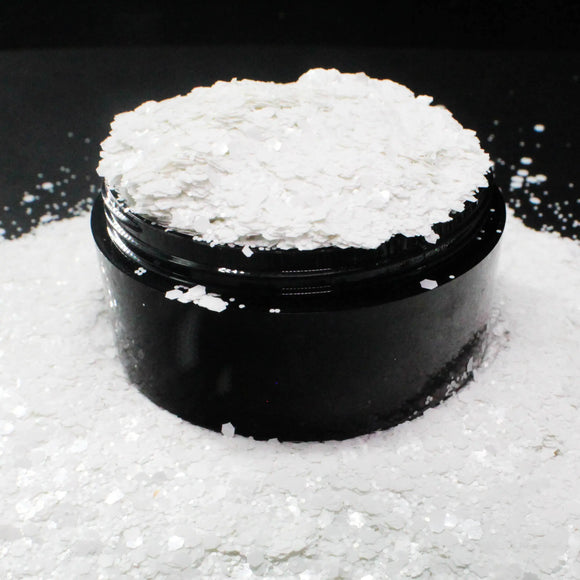 Suzy Sparkles Glitter - Neon White - Chunky Suzy Sparkles