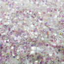 Suzy Sparkles Glitter - Iridescent Pearl White - Chunky Suzy Sparkles