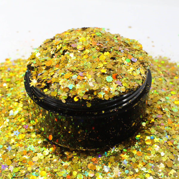 Suzy Sparkles Glitter - Golden Coast Mix - Chunky