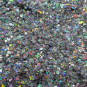 Suzy Sparkles Glitter - Bright Silver Star Mix - Chunky