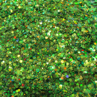 Suzy Sparkles Glitter - Green Machine Mix - Chunky