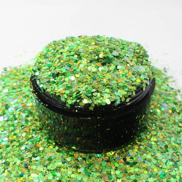Suzy Sparkles Glitter - Green Machine Mix - Chunky Suzy Sparkles