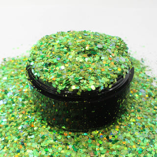 Suzy Sparkles Glitter - Green Machine Mix - Chunky