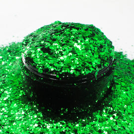 Suzy Sparkles Biodegradable Glitter - Green - Chunky Suzy Sparkles