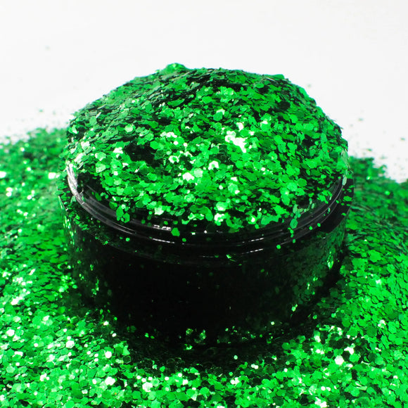 Suzy Sparkles Biodegradable Glitter - Green - Chunky Suzy Sparkles