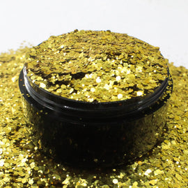 Suzy Sparkles Biodegradable Glitter - Yellow - Chunky Suzy Sparkles