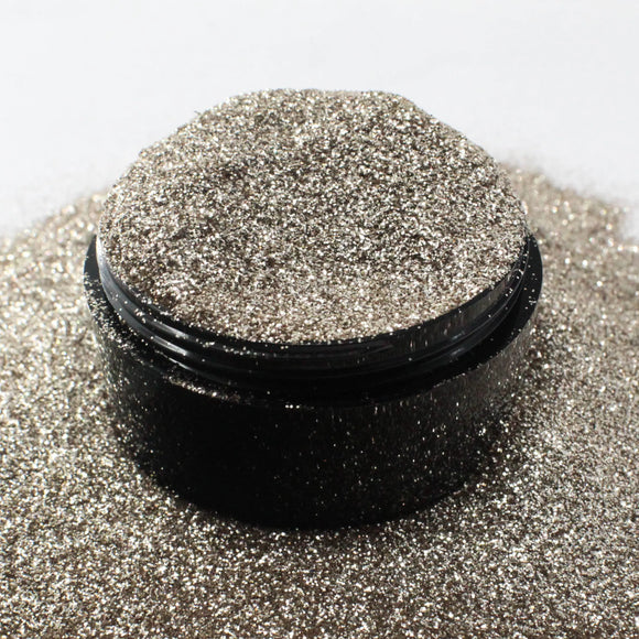 Suzy Sparkles Glitter - Metallic Platinum - Fine - 1 oz Bag Suzy Sparkles