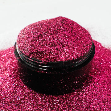 Suzy Sparkles Glitter - Metallic Bright Pink - Fine - 2 oz Bag Suzy Sparkles