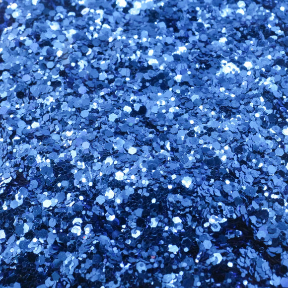 Suzy Sparkles Glitter - Metallic Blue - Chunky - 2 oz Bag Suzy Sparkles