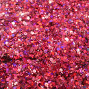 Suzy Sparkles Glitter - Holographic Pink - Chunky - 1 oz Bag Suzy Sparkles