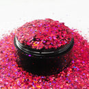 Suzy Sparkles Glitter - Holographic Pink - Chunky - 1 oz Bag Suzy Sparkles