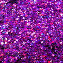 Suzy Sparkles Glitter - Holographic Purple - Chunky - 1 oz Bag Suzy Sparkles