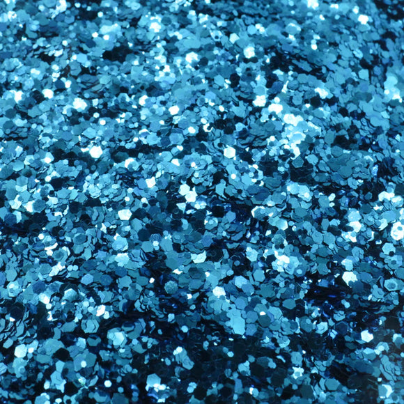 Suzy Sparkles Glitter - Metallic Aqua - Chunky Suzy Sparkles