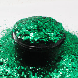 Suzy Sparkles Glitter - Metallic Green - Chunky - 2 oz Bag Suzy Sparkles