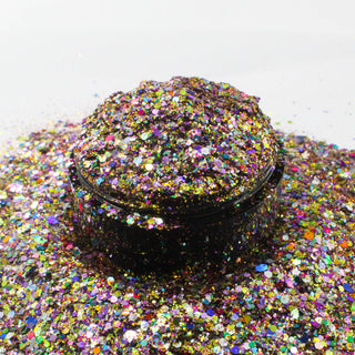 Suzy Sparkles Glitter - Rainbow Mix - Chunky