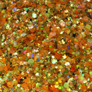 Suzy Sparkles Glitter - Candy Corn Mix - Chunky Suzy Sparkles