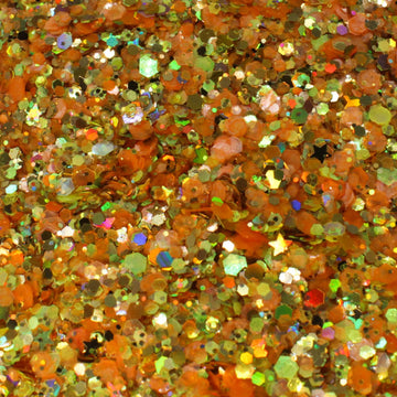 Suzy Sparkles Glitter - Candy Corn Mix - Chunky Suzy Sparkles