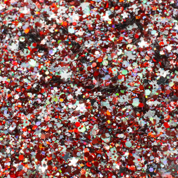Suzy Sparkles Glitter - Candy Cane Mix - Chunky Suzy Sparkles