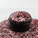 Suzy Sparkles Glitter - Candy Cane Mix - Chunky Suzy Sparkles