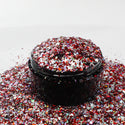 Suzy Sparkles Glitter - Candy Cane Mix - Chunky