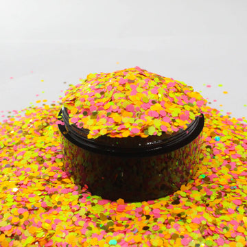 Suzy Sparkles Glitter - Tiger Lily Mix - Chunky Suzy Sparkles