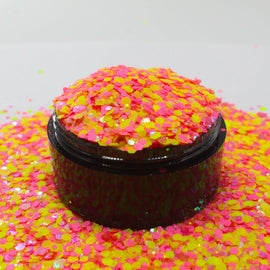 Suzy Sparkles Glitter - Pink Lemonade Mix - Chunky Suzy Sparkles