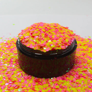 Suzy Sparkles Glitter - Pink Lemonade Mix - Chunky Suzy Sparkles