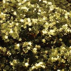 Suzy Sparkles Glitter - Metallic Gold Stars - Chunky - 2 oz Bag Suzy Sparkles