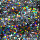 Suzy Sparkles Glitter - Holographic Silver Stars - Chunky - 1 oz Bag Suzy Sparkles