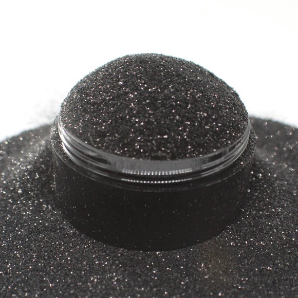 Suzy Sparkles Glitter - Metallic Black - Fine - 2 oz Bag Suzy Sparkles